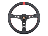 Porsche Classic performance stuur, rood stiksel. Porsche 911 / 914 / 924 / 928 / 944 / 968 / 964 / 993 / 996 / 986 Boxster - PCG34708420, PCG34790100