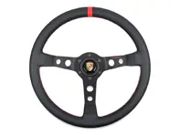 Volant performance Porsche Classic, surpiqûres rouges. Porsche 911 / 914 / 924 / 928 / 944 / 968 / 964 / 993 / 996 / 986 Boxster - PCG34708420, PCG34790100