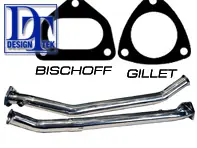 Tubos de derivación del convertidor catalítico de escape para Porsche 993 DesignTek - 99311321316, 99311321338, 99311321344, 99311321343, 99311321317, 99311321337, 99311321321, 99311321334