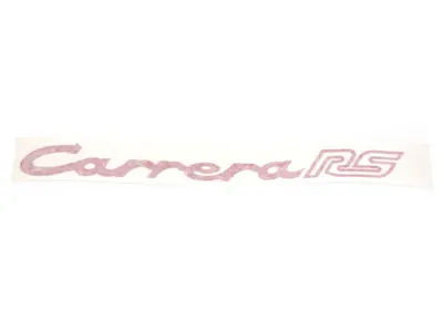 Adesivo 'CARRERA RS' sul cofano posteriore, in Guards Red. Porsche 911 72-73 - 91155903603, 91155903602, 91155903601, 91155903600