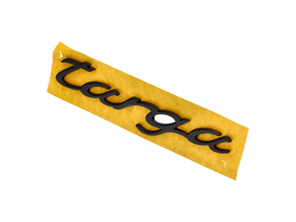 “TARGA” - 保时捷 991 (911) Targa 的黑色条形徽章 - 99155930700