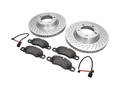 Pack Plaquettes et Disques de Frein AVANT Porsche 718 Textar - 99735140101, 99735140201, 98135193904, 99160916500