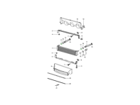 中央散热器软管固定弹簧。保时捷 996 Turbo 和 GT2 / 997 GT2 和 GT2 RS - 99610680217