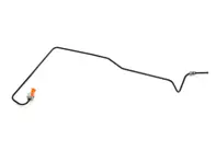 Brake line, Left. Porsche 997.1 C2 / C2S - 99735517511, 99735517510, 99735517502