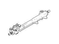 Cremagliera dello sterzo dell'asse anteriore per auto con guida a sinistra. Porsche 970 Panamera 2010-16 - 97034701102, 97034701103, 97034701104, 97034701105, 97034701106, 97034701127, 970347011BX, 970347011CX, 970347011DX, 970347011HX - C785