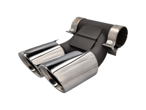 Tubos de escape DesignTek con acabado de espejo para Porsche 981 / 981C - 98111126100, 98111136100, 98111136160, 98111136161, 98111136162, 98111196100, 98111196101, 98111196102