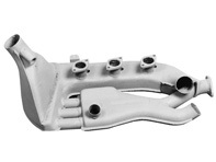 Intercambiador de calor de escape IZQUIERDO, acero dulce. Porsche 911 1971-75 Inyección Mecánica - 91.013, 91013, 91.013S, 91013S, 1623102770, 1623102670, 91121102114 - 1623102670