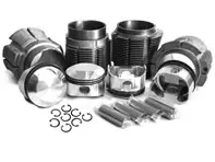 Big bore cilinder en JE gesmede zuigers kit 86mm. Porsche 356A / 356B - 008 11 86A JE, 0081186AJE