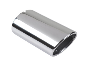 Manchon de tuyau d'échappement en chrome. Porsche 924S / 944 - 94411108301/1, 94411108301, 1620706300, 92.490SKIN, 92.490, 1620613200, 477253191C, 477253191G, 477253191F - 1620706300