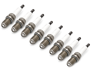 Spark plugs, SET OF 8. Porsche 955 Cayenne V8 S - 99917021890, 99917020791, 0242240587, 0242240578