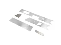 Juego de molduras de aluminio para salpicadero, volante a la izquierda, Porsche 911/912 - 90155204152 - 1689807610, 1689807710, 1689807810