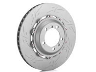 两片式制动盘转子，前部。Formula:R。保时捷 981 Cayman GT4，无 PCCB（OE 编号 98134140580 和 98134140680） - 98135140580, 98135140680, 9GT615301N, 9GT615302N, 98135140581, 98135140681