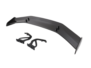 GT4 RS-Style Gloss Carbon Fibre Rear Wing / Spoiler for Porsche 718 (982) Cayman & Boxster 2017>> - 9GT825871AA3G, 9GT827867AOK1, 9GT827868AOK1, 9GT827465D, 9GT827466D