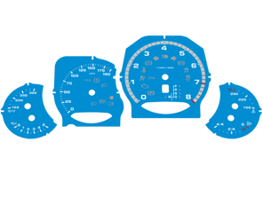 表盘设置，MPH。保时捷 958 Cayenne turbo / turbo S