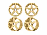 DD1 Centre Lock Alloy Wheel Set Satin Gold. Porsche 992.2 GTS - 9M992GT, 9MMAG992TGTSC - 992.25.14.F.SG, 992.26.01.R.SG