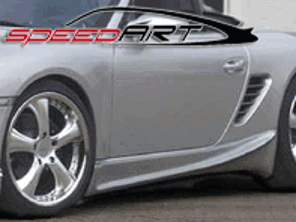 Zijdrempelspoiler / rokken SpeedART. Porsche 987 Boxster