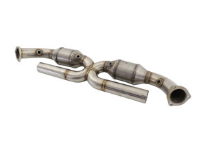 Convertidor catalítico de escape 200 celdas Race X-Pipes DesignTek para Porsche 996 - 99611302154, 99611302157, 99611302156, 99611302254, 99611302257, 99611302256, 99611302152, 99611302155, 99611302159, 99611302252, 99611302255, 99611302259, 99611302258, 99611302260, 99611302158, 99611302160