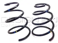 Front Coil Springs (Pair) - Yellow/White Markings - for Porsche 997-1 Carrera 4/4S (With PASM) 2005-2008 - 99734353304504, 99734353327504, 99734353339504