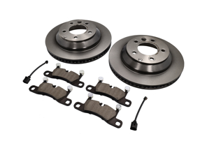 Plaquettes et disques de frein arrière. Porsche Cayenne 958 - 95535240131, 95535240130