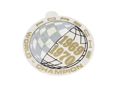 Wereldkampioen 1969/1970 Raamsticker - 91170110321