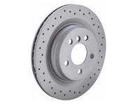 Brake disc rotor REAR Ø: 356 mm. Porsche Macan Turbo (SPORT COAT Z) - 460.1556.52, 95B615601D, 95B615601, 18473 - 460.1556.52