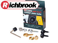 Richbrook anti-theft number plate bolts - 100060