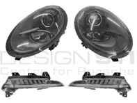 GETÖNTE Scheinwerfer & Frontlampen-Kit. Porsche 991 Carrera RHD Autos - 99163199550, 99163199650, 99163115180, 99163115280