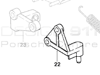 Support de roulement d'embrayage. Porsche 930 Turbo - 93011661106