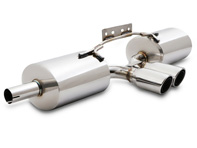 Silenciador / silenciador de escape con puntas cromadas para Porsche Boxster 986 - 3606008603, 99611112107, 99611114105, 99611114111, 99611114202, 99611114211, 99611115101, 99611115202