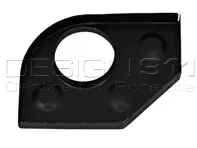 Staffa tubo riscaldatore. Porsche 356 Pre-A / 356 A T2 - 35649131, 35649132, PP109L, PP109R, P109L, P109R