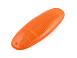 Indicator lens front, Amber. Porsche 914 USA model - 91463193411