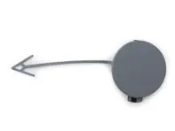 Rear bumper tow hook eye cap cover. Porsche 981 Boxster / 981C Cayman / 991.1 - 99150580300G2L, 99150580304G2L
