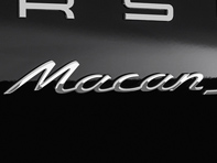 MACAN - Stemma posteriore cromato per Porsche 95B.1 Macan