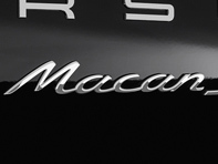 MACAN - Chromed rear badge for Porsche 95B.1 Macan