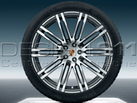 Cerchi in lega da 21' Macan 911 Turbo Design e pneumatici estivi Porsche originali - 95B04460220