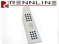 Rennline Dead Pedal mit Porsche Dome Decal Crest Rubber Grip. Porsche 996/986/997/987/Cayman - P59D, P59, WAP10706614