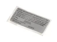 R134a空调改装贴纸。适用于保时捷911/964/944/928 - 96470114102 - PAKK2