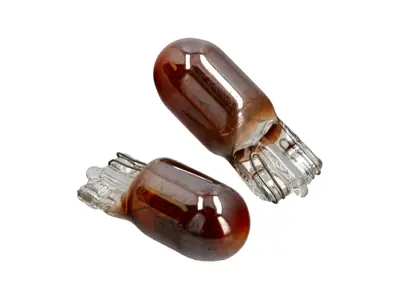 Lampadine ripetitrici laterali T10/501 per lampade con lente trasparente (ambra) - 91100154494, 99911000017 - BU501S