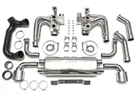 MAXFLO Krümmer-Schalldämpfer-Kit MIT Heat. Porsche 964 Fabspeed - 96422096498, 96411104504, 96411104502, 96411104605, 96421103905, 96421103932, 96421104004
