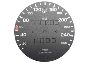 Speedo Scale For Conversion From Miles To Km/H. Porsche 911 1984-89 - 93064150800 - 911886-031