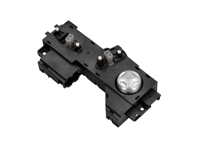 带记忆功能的座椅调节开关，电镀银。保时捷 987.1 / 987.2 / 997.1 / 997.2 2005-13 - 99761372102V05, 99761372202V05, 99761372101V05, 99761372201V05