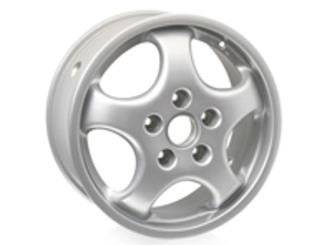 Alufelge 9.0Jx17 ET55 hinten Silber für Porsche 928 GTS - 96536216800