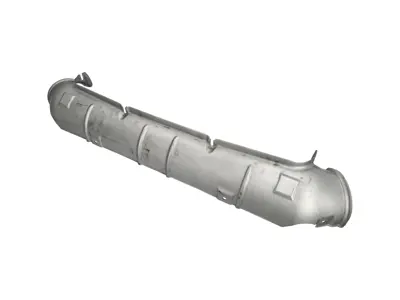 Scudo termico centrale Cat di scarico. Porsche 993 Turbo - 99311324751
