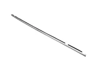 Cache de lunette latérale avant, partie inférieure extérieure, aluminium satiné. Porsche 9PA / 9PA1 Cayenne 2003-2010 - 955559475014W9, 955559476014W9, 955559332004W9, 955559332014W9, 955559476004W9, 955559331004W9, 955559331014W9, 955559475004W9