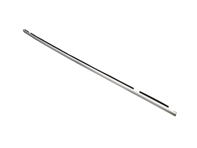 Vordere Seitenfensterabdeckung unten außen, Satin-Aluminium. Porsche 9PA / 9PA1 Cayenne 2003-10 - 955559475014W9, 955559476014W9, 955559332004W9, 955559332014W9, 955559476004W9, 955559331004W9, 955559331014W9, 955559475004W9