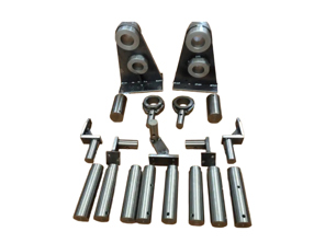 Mounting bracket set for celette jig. Porsche 356
