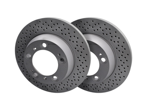 EBC Standard Brake Discs Drilled Rear. Porsche Boxster / Cayman  D1441 - 98635240301, 98735240300, 98735240301 - D1441