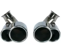 Set terminali di scarico, look turbo. Porsche 996 3.4ltr - 99611125261, 99611125161, 99611125254, 99611125154, 99611125255, 99611125155, 1620703410 - 1620703410