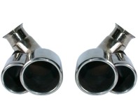 Uitlaatpijpset, turbo-look. Porsche 996 3.4ltr - 99611125261, 99611125161, 99611125254, 99611125154, 99611125255, 99611125155, 1620703410 - 1620703410