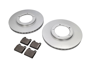 FRONT Brake Pads and Brake Disc Package Porsche 911 65-73